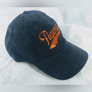 Detroit Tigers 47 Brand MLB Women’s Adjustable Strapback Hat Cap Blue Orange